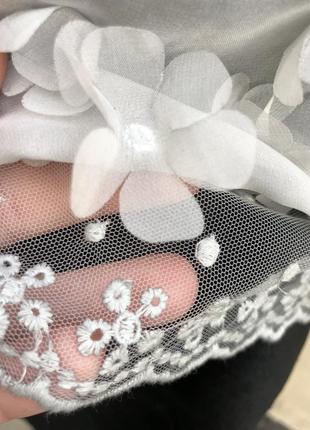 Серая,прозрачная,органза блуза реглан,кружево,аппликация цветы