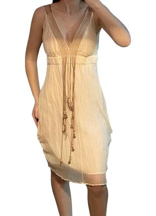 Miss sixty сукня сарафан міді міні з відкритою спиною zara2 фото