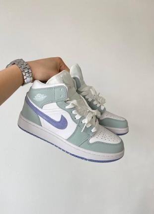 Кроссовки nike air  jordan blue violet