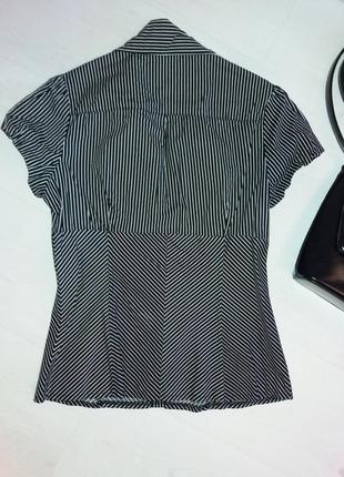 Блуза блузка рубашка полосатая в полоску летняя3 фото