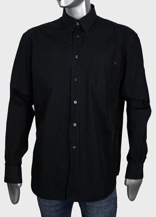 Dolce & gabbana мужская черная рубашка (оригинал) 100% хлопок2 фото