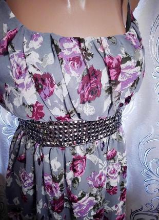 Дуже красива сукня з квітковим принтом miso3 фото