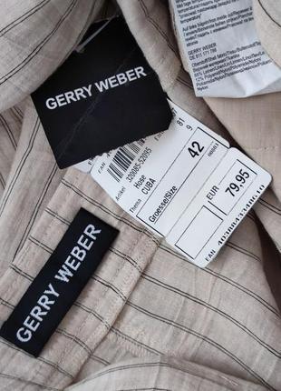 Льняные бюки gerry weber в полоску8 фото
