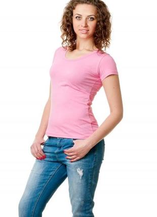 Футболка жіноча з круглим вирізом - є 15 різних кольорів