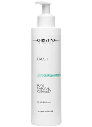 Натуральный очиститель для всех типов кожи christina fresh pure & natural cleanser