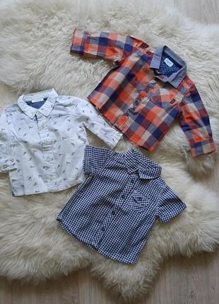 💙💛💚 стильний комплект рубашечек для малюка модника