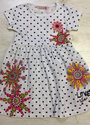 Сукня для дівчаток на 4-5років ріст 104-110 угорщина