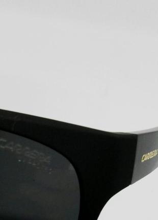 Carrera стильные мужские солнцезащитные очки черный мат поляризированые8 фото