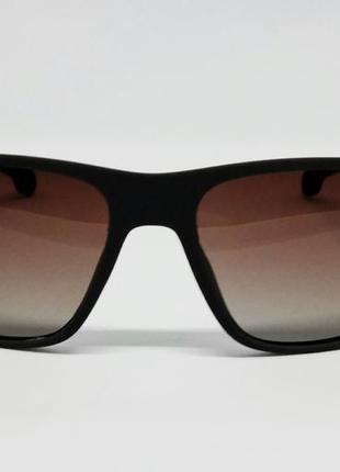 Carrera модные мужские солнцезащитные очки коричневый мат поляризированые2 фото