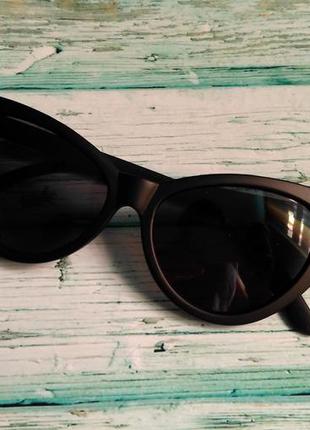 Солнцезащитные очки, стильные очки лисички, очки 2018