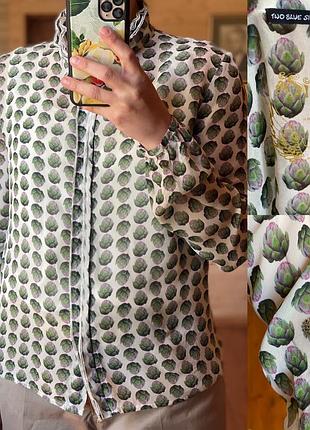 Блуза оригинал шёлк two blue sisters