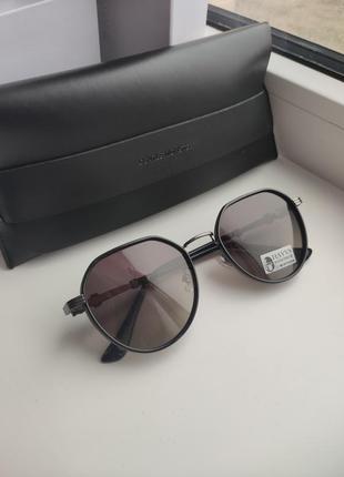 Фирменные солнцезащитные круглые очки  havvs polarized окуляри3 фото