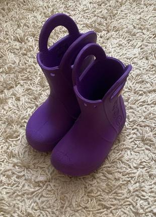 Crocs сапоги для девочки c82 фото