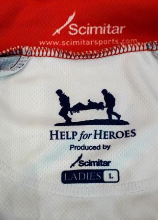 Спортивная женская велофутболка велосипедка scimitar help for heroes ( l-48)3 фото
