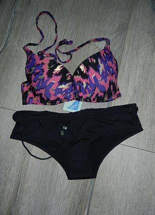 75с 38/s ann summers!роздільний фіолетовий купальник на поролоні2 фото