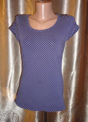 Футболка в горошек papaya р.12 стрейч коттон