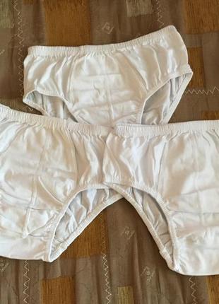 Белые подростковые трусы для мальчиков