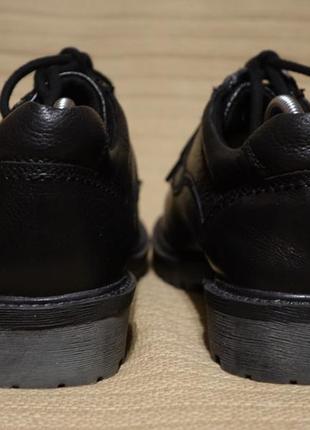 Массивные черные кожаные полуботинки спортивного стиля am shoe company германия 43 р.9 фото