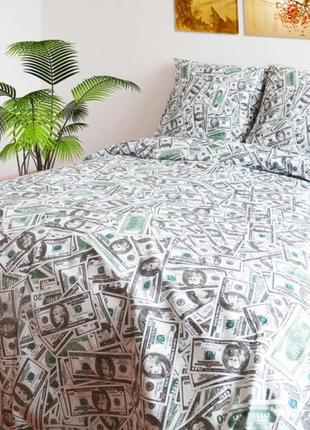 Комплект постельного белья "доллары"