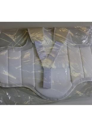 Защита корпуса для каратэ daedo kpro 2020 белый жилет защитный груди торса на грудь жилетка для единоборств5 фото
