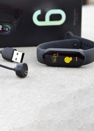 Фітнес браслет fitpro smart band m6 (смарт годинник, пульсоксиметр, пульс). колір: чорний4 фото