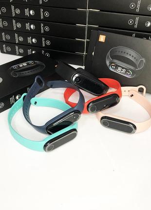 Фитнес браслет fitpro smart band m6 (смарт часы, пульсоксиметр, пульс). цвет: черный6 фото