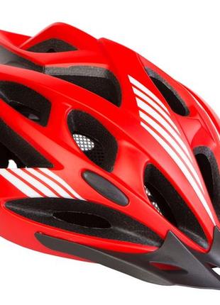Шлем велосипедный с козырьком сigna wt-036 (красный)