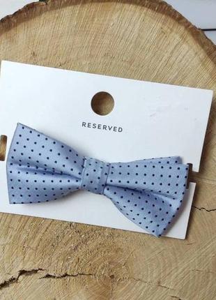 Нова фірмова краватка-метелик з текстурованої тканини галстук бабочка reserved3 фото