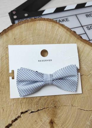 Нова фірмова краватка-метелик з текстурованої тканини краватка метелик reserved4 фото