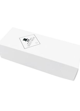 Подарункова коробка білого кольору menbox