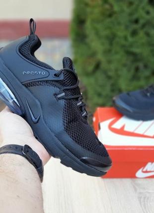 Кросівки nike air presto чорні3 фото