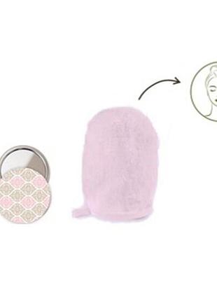 Нежный набор для лица - перчатка для снятия макияжа и зеркало ив роше
