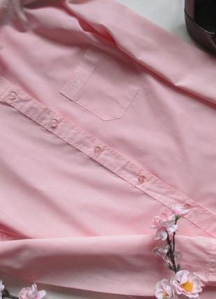 Стильная рубашка, приятного розрвого цвета, очень стильная вещь, размер 46