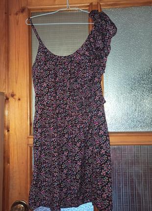 Платье цветочное короткое y2k