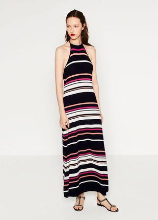 Смугаста сукня 36/s zara