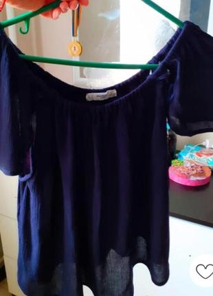 Блуза чорна mango
