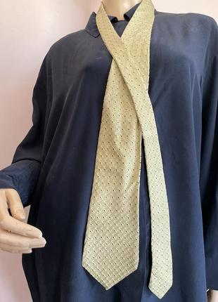 Італійський фірмовий шовковий галстук brend giorgio Python armani4 фото