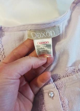 Ніжна нічна сорочка з мереживом daxon5 фото