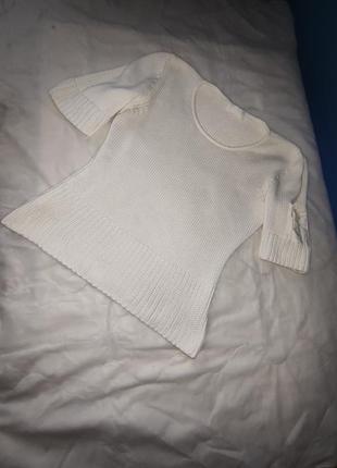 Италия белый летний свитер