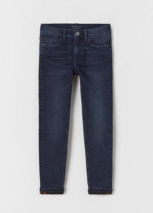 Стильные джинсы для мальчика 11-12 лет zara испания размер 152 темно-синие