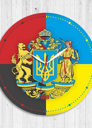 Великий герб україни прапор правий сектор годинник україна настінний годинник український годинник український сувенір