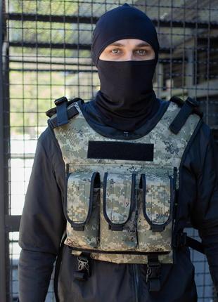 Військова тактична плитоноска without зсу pixel 8048531