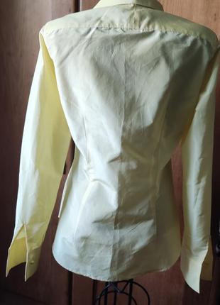 Блузка з бавовни та шовку ralph lauren, чорний лейбл.розм 6- 36евро4 фото