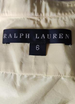 Блузка з бавовни та шовку ralph lauren, чорний лейбл.розм 6- 36евро5 фото
