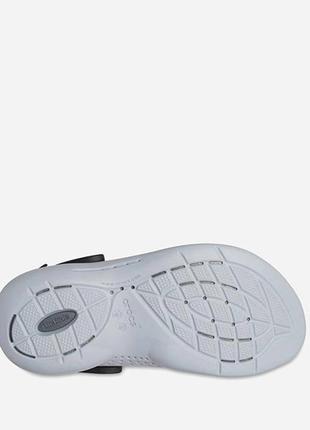 Шлепанцы crocs literide 360 clog black/slate grey 2