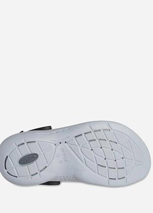 Шльопанці crocs literide 360 clog black/slate grey2 фото