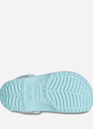 Шлепанцы женские crocs classic dream clog pure water/multi2 фото