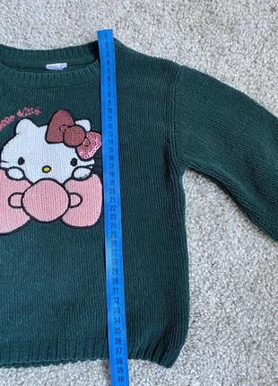 Толстовка свитер кофта на девочку hello kitty2 фото