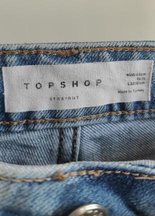 Джинсы на высокой посадке topshop6 фото