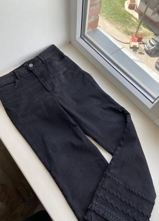 Черные джинсы massimo dutti1 фото